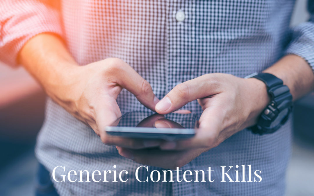 Generic Content Kills
